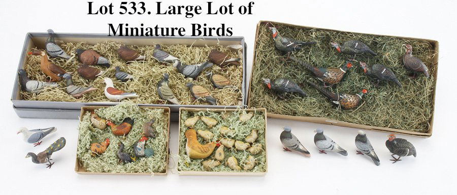 Large Lot of Miniature Birds (1 of 1)