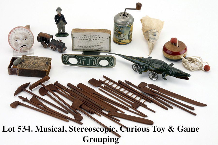 Musical, Stereoscopic, Curious Toy & Game Grouping (1 of 1)