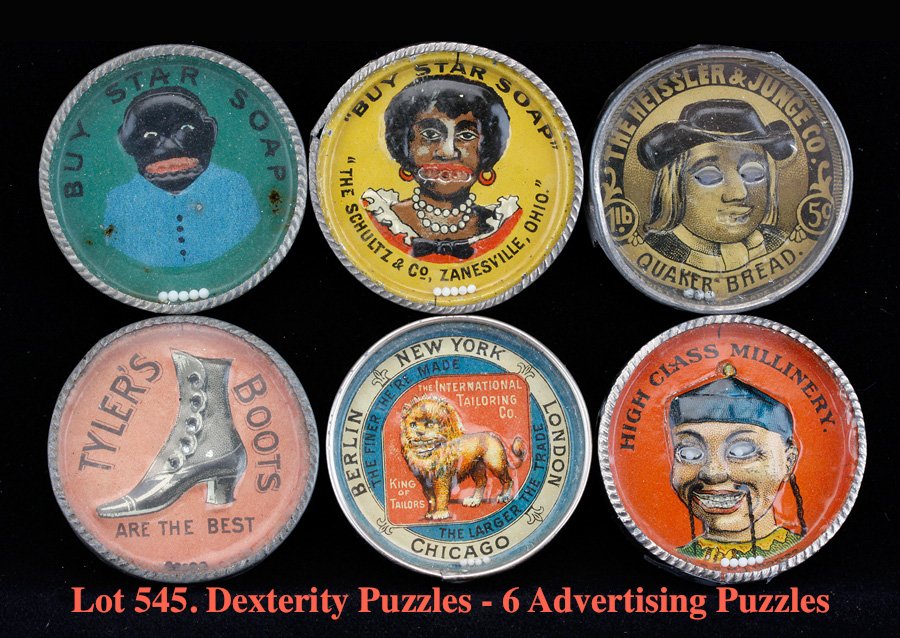 Dexterity Puzzles - 6 Advertising Puzzles (1 of 2)