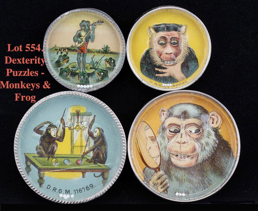 Dexterity Puzzles - Monkeys & Frog (1 of 1)