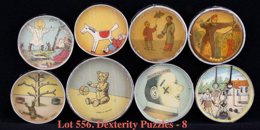 Dexterity Puzzles - 8 Miscellaneous Themes (1 of 1)