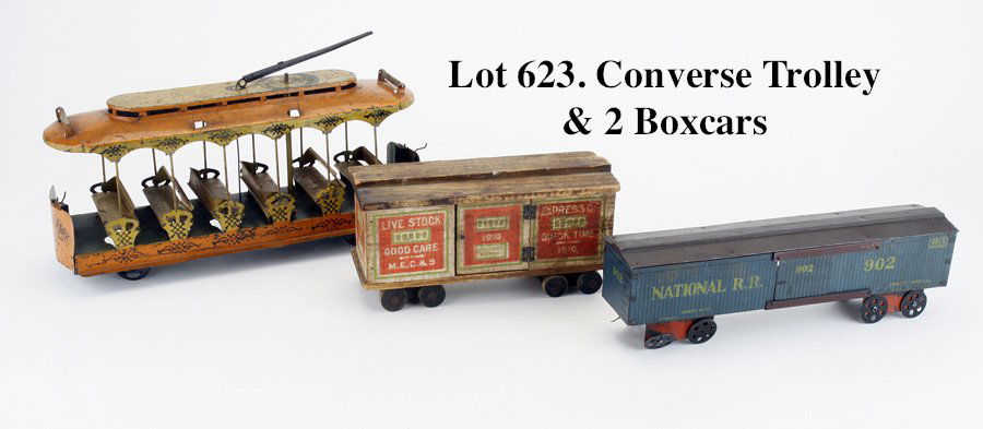 Converse Trolley & 2 Boxcars (1 of 2)
