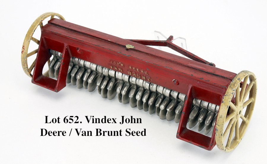 Vindex John Deere Van Brunt Seed Drill Nov 21 2015 Pook Pook Inc With Noel Barrett In Pa