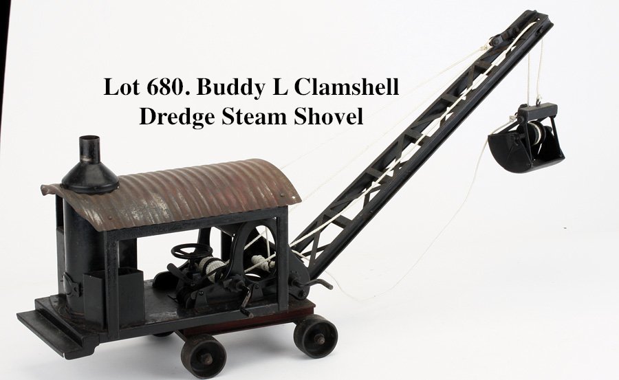 Buddy L Clamshell Dredge Steam Shovel Lot 0680