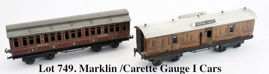 Marklin /Carette Gauge I Cars (1 of 2)