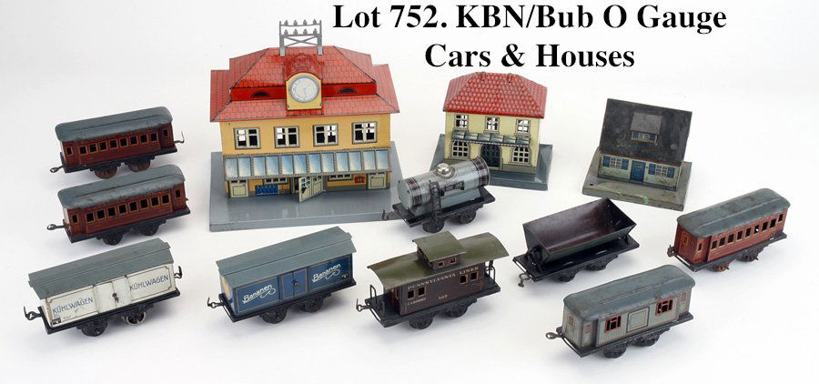 KBN/Bub O Gauge Cars & Houses (1 of 2)
