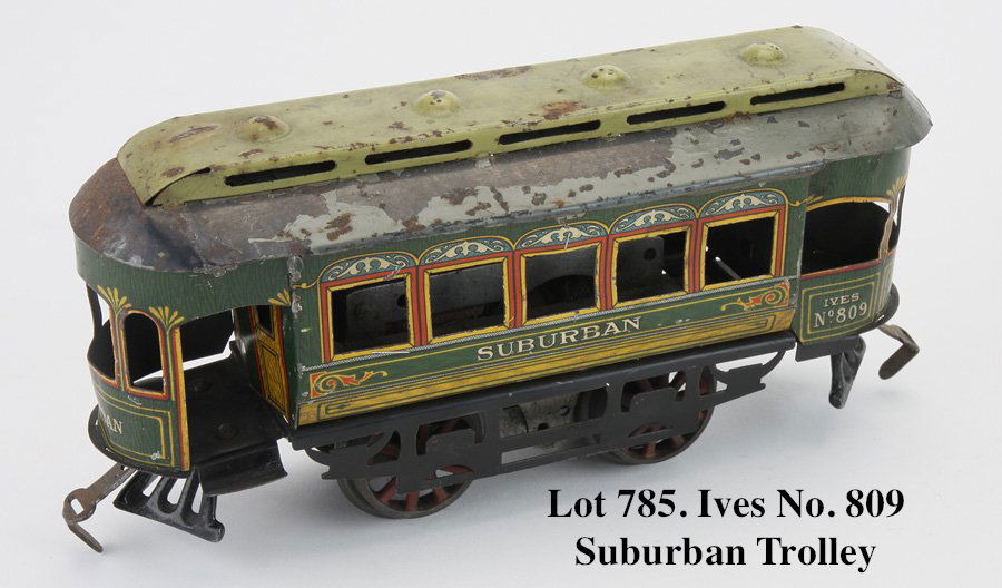 Ives No. 809 Suburban Trolley (1 of 2)