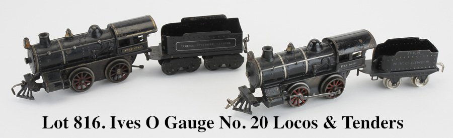 Ives O Gauge No. 20 Locos & Tenders (1 of 2)