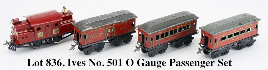 Ives No. 501 O Gauge Passenger Set (1 of 3)