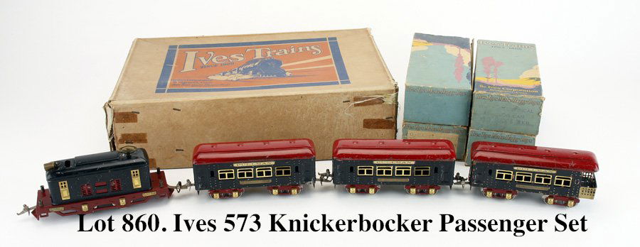Ives 573 Knickerbocker Passenger Set with box (1 of 3)