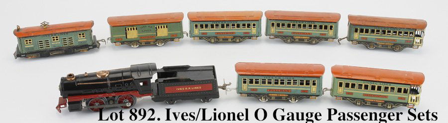 Ives/Lionel O Gauge Passenger Sets (1 of 2)