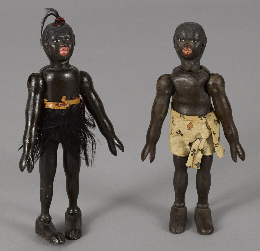 Two Schoenhut painted wood African natives, eac (1 of 1)
