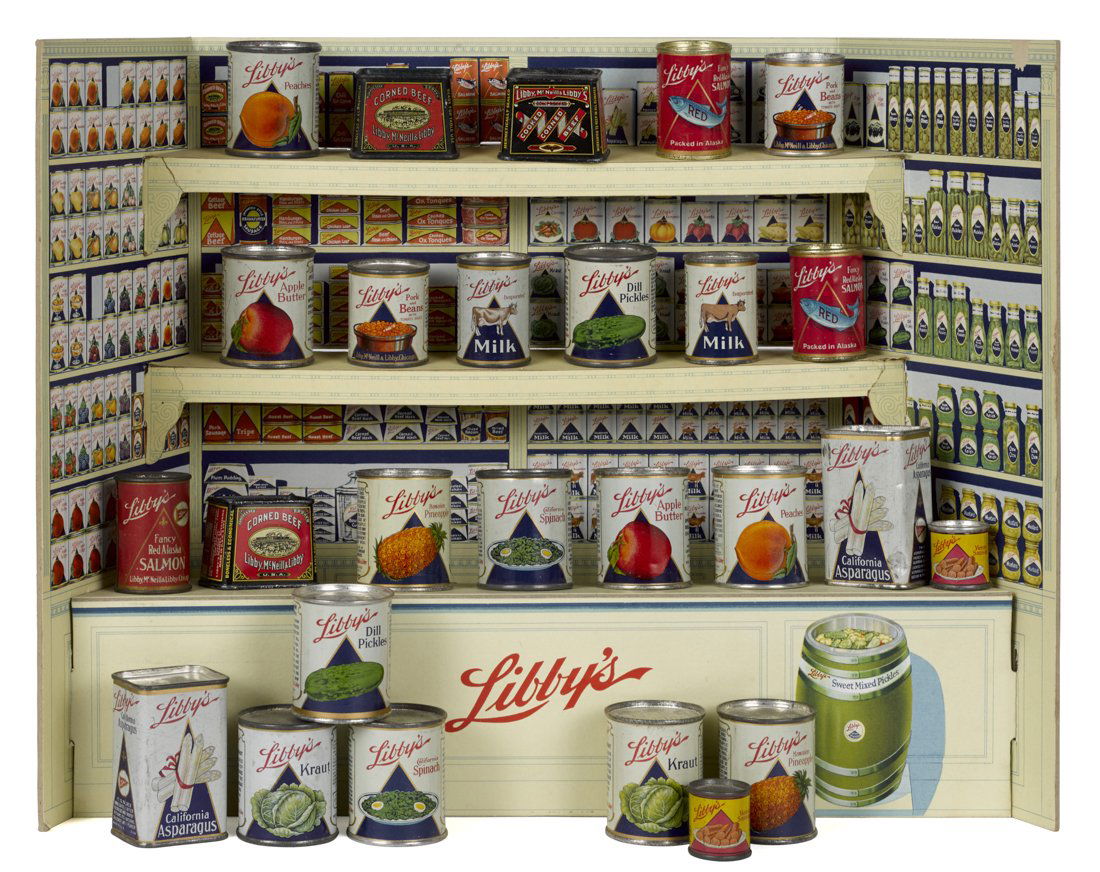 Libby's cardboard country store play set, to (1 of 2)