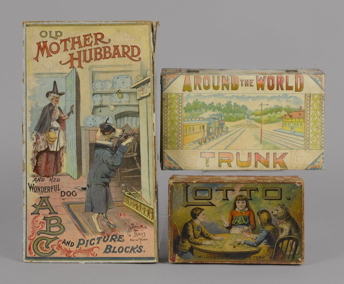 McLoughlin Bros. paper lithograph Old Mother Hu (1 of 3)