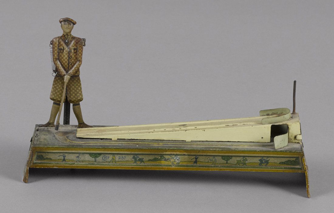 George Kellerman tin lithograph action toy golfe (1 of 1)