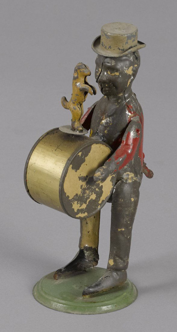 Gunthermann hand painted tin clockwork drummer (1 of 1)