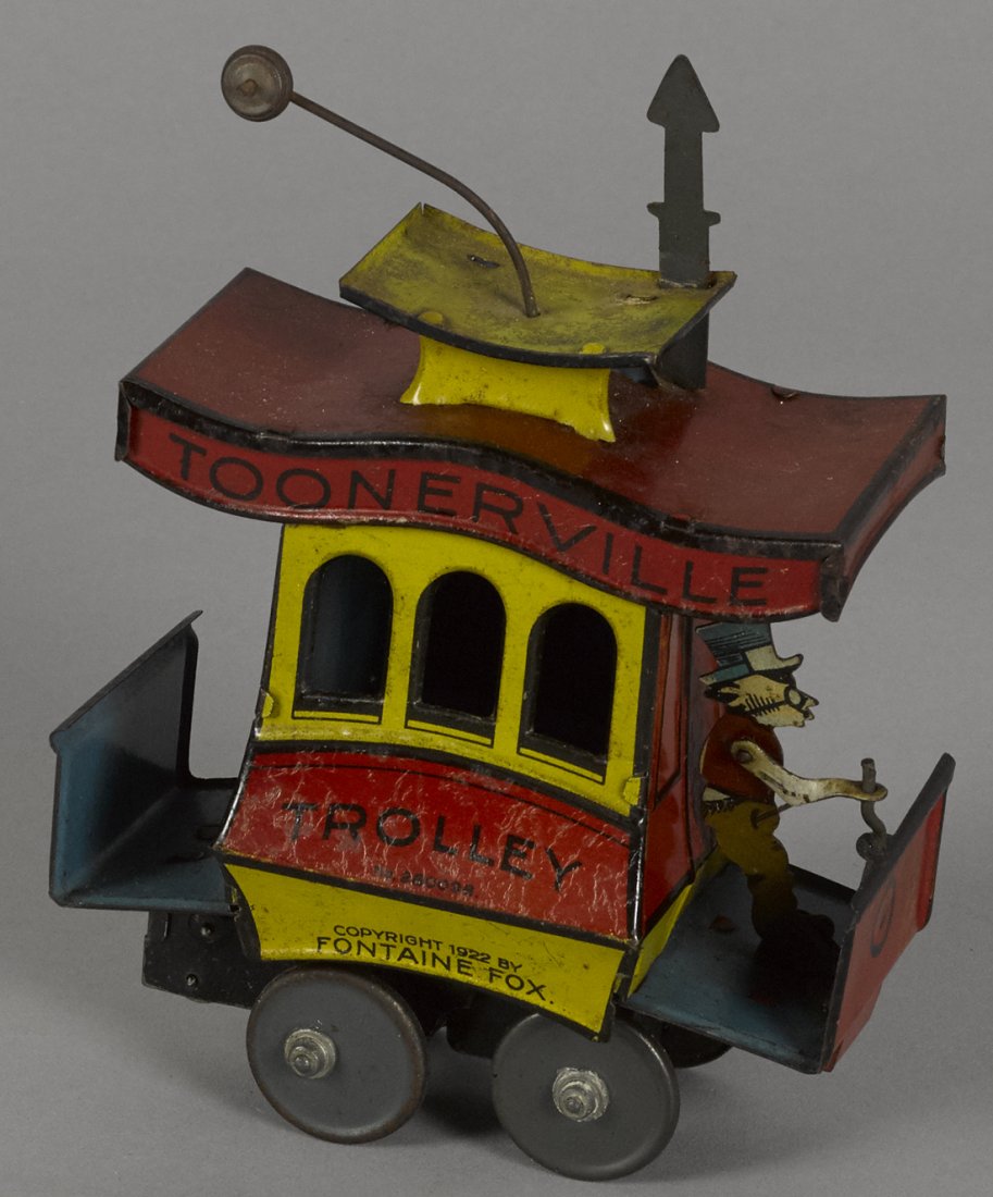 Nifty tin lithograph wind-up Toonerville Trolle (1 of 1)