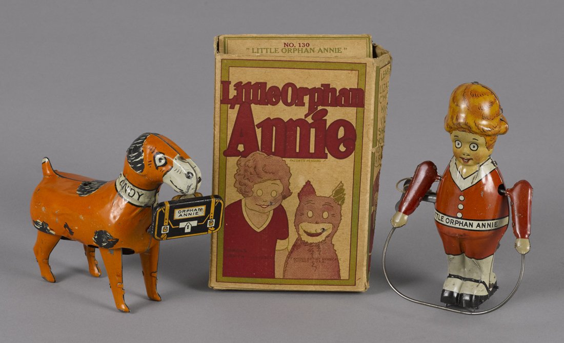 Marx tin lithograph wind-up Little Orphan Annie (1 of 1)