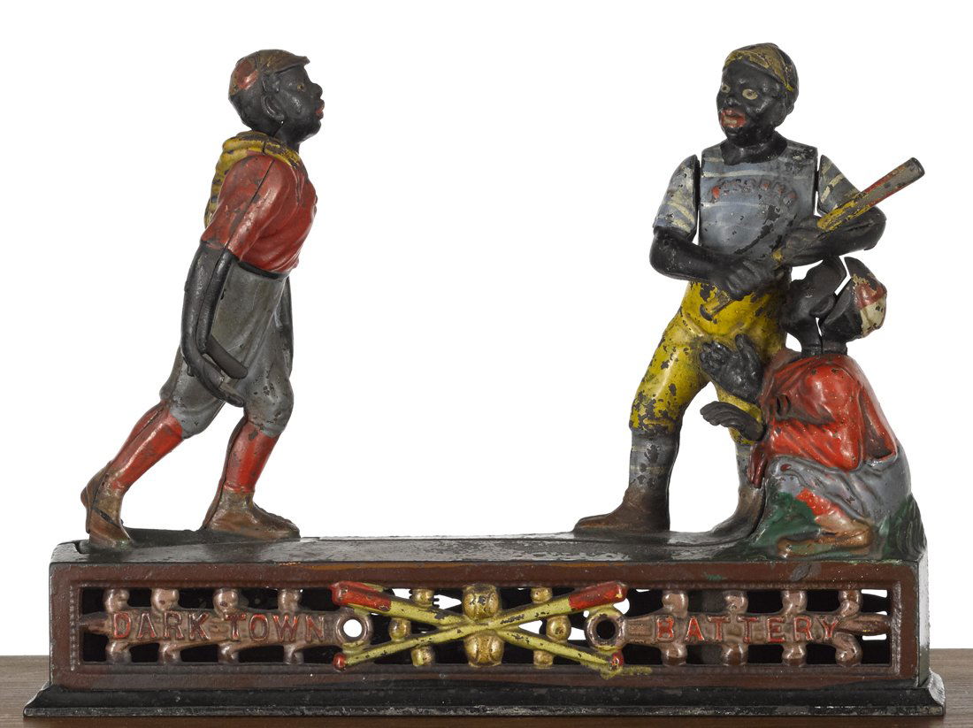 J. & E. Stevens cast iron Darktown Battery mec (1 of 1)