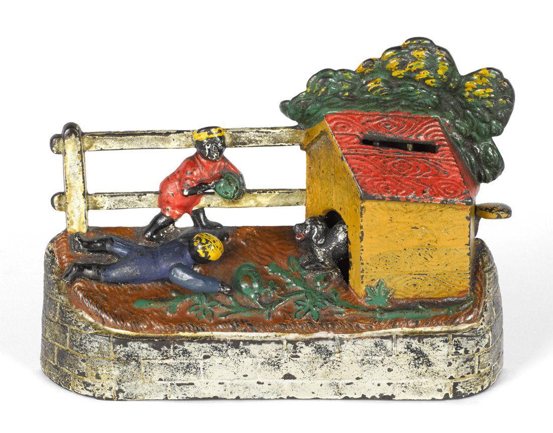 Keyser & Rex cast iron boy stealing watermelon m (1 of 2)