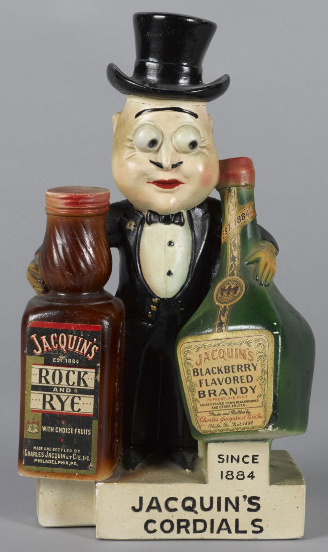 Jacquin's Cordials plaster advertising counter (1 of 1)