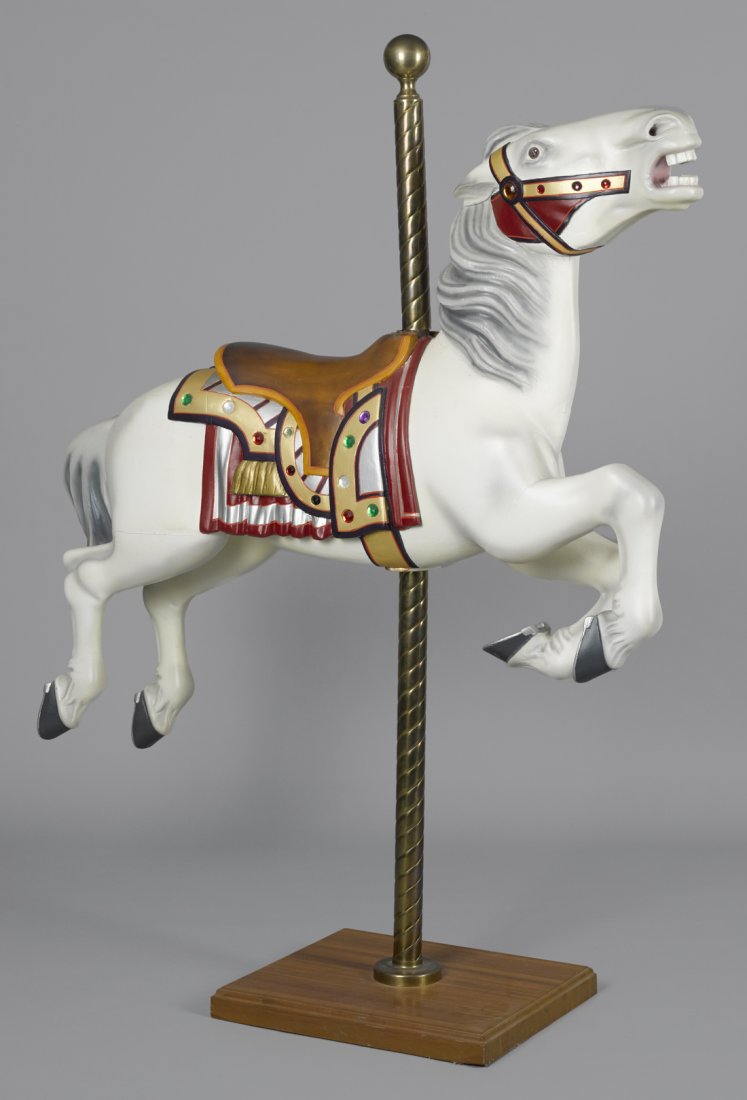 Herschell outside row jumper carousel horse, ca. (1 of 1)