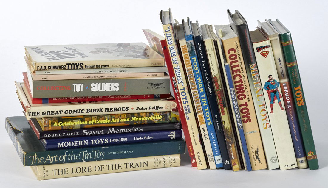 Twenty-seven toy-related books. (1 of 1)