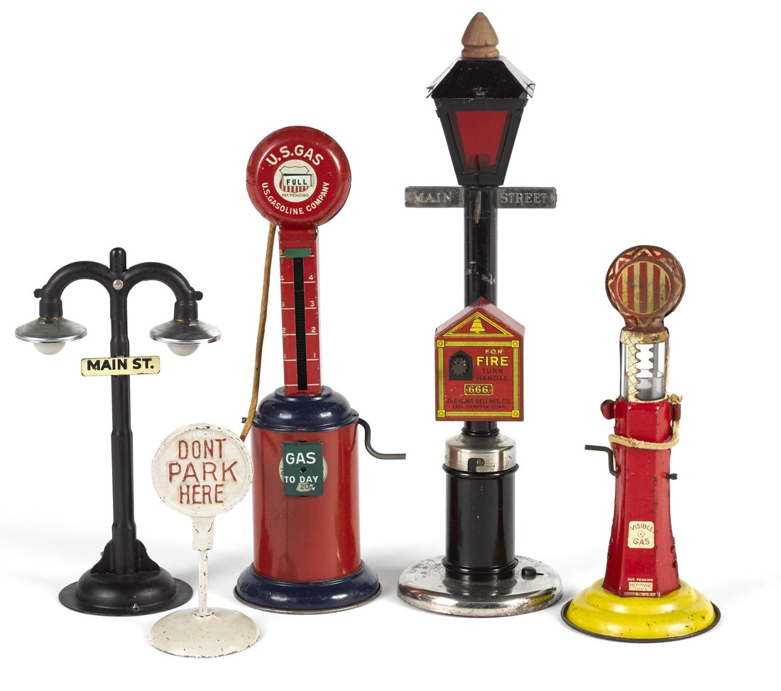 Street lamps and gas pumps, to include a Mohawk (1 of 1)