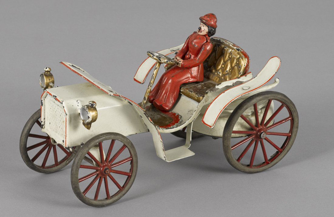 Wilkins pressed steel clockwork Auto Phaeton wi (1 of 1)