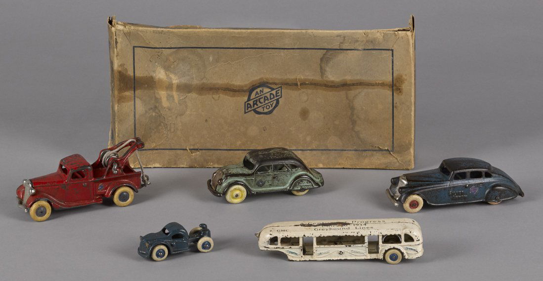 Arcade cast iron play vehicle play set, #3520, (1 of 1)