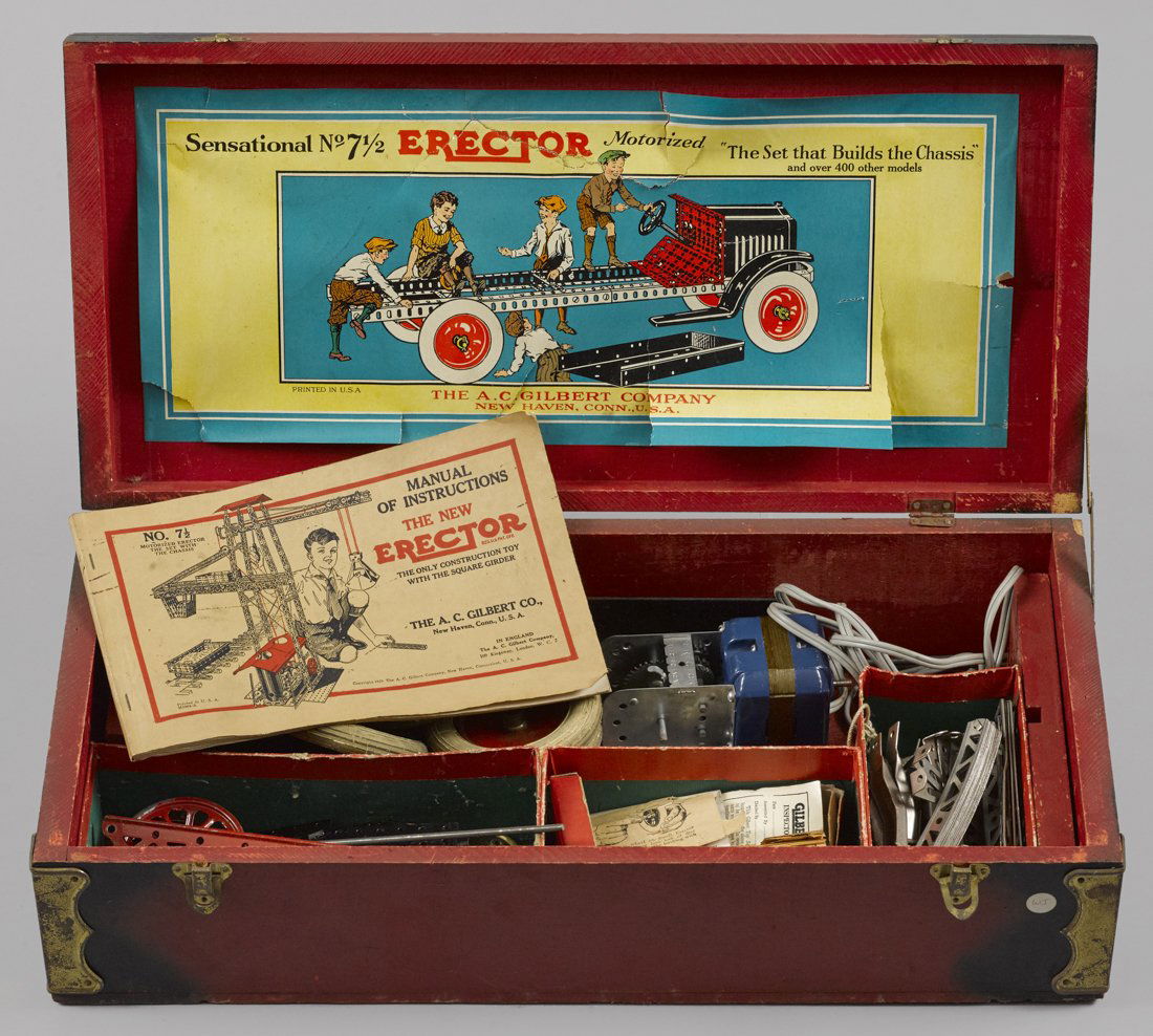 A. C. Gilbert no. 7 1/2 erector set, in its ori (1 of 1)
