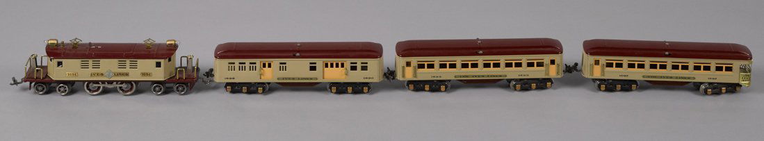 Ives O Gauge no. 1694 restored passenger train s (1 of 1)