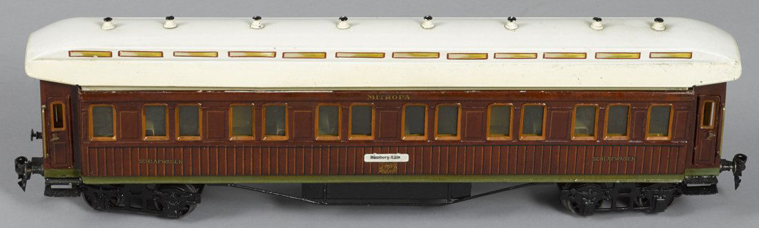 Marklin Gauge I Mitropa sleeping train car, 53 (1 of 2)