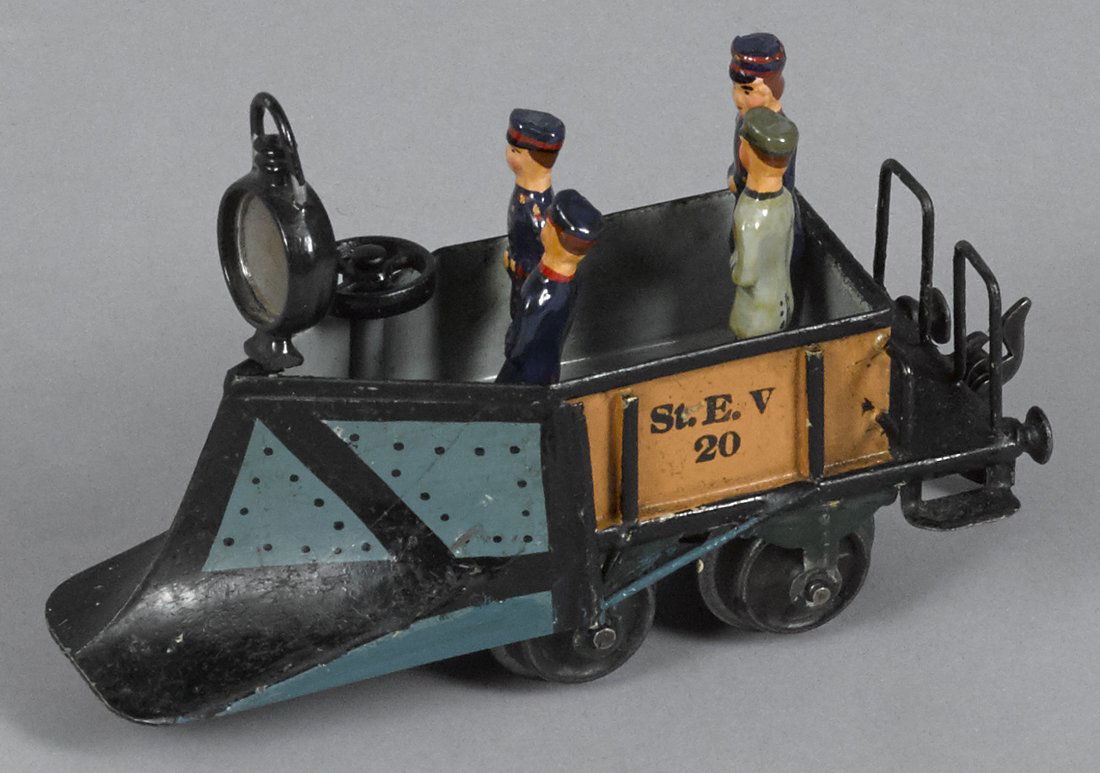 Marklin O Gauge snow plow, hand painted St. E. (1 of 1)