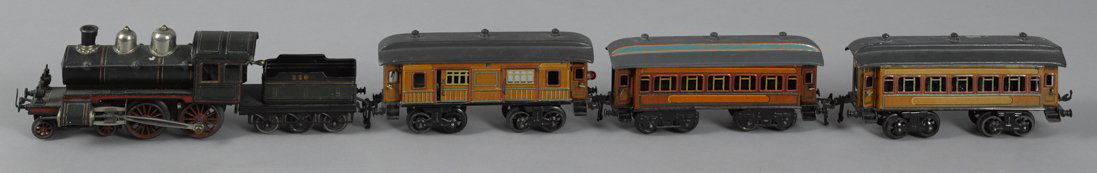 Bing O Gauge passenger train set, to include a (1 of 1)
