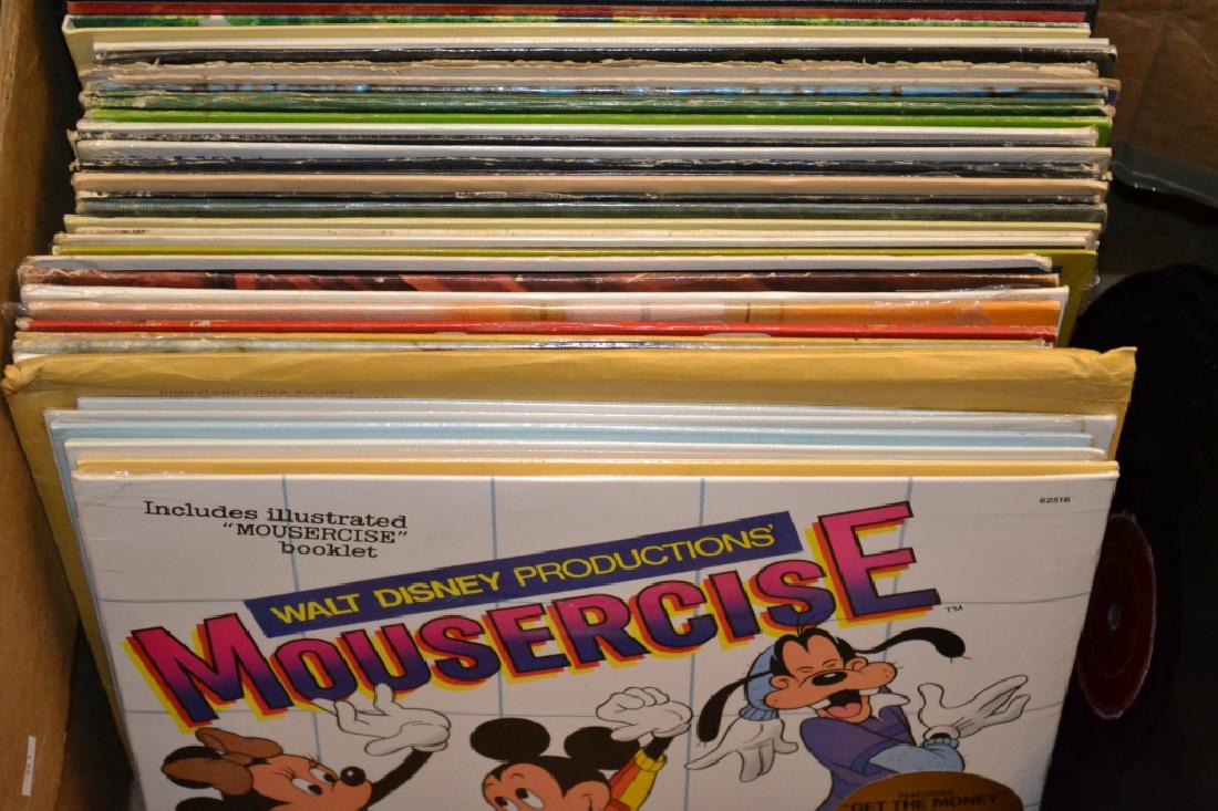 Approx. 30 Records From Various Artists: Approx. 30 Records from various artists including: (6) Walt Disney Records, Tom Mix record, and various others including: Nat King Cole, Mammas and the Papas, Hills Brothers, etc.