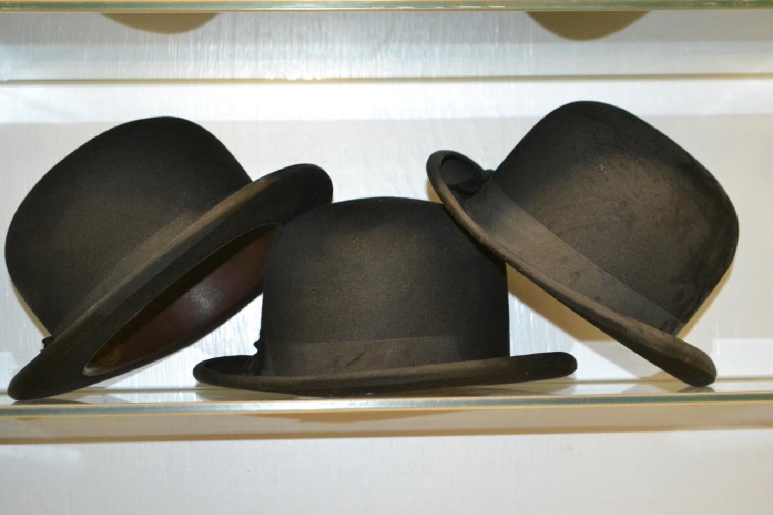 3 Late 19th / Early 20th C Bowler Hats (1 of 5)