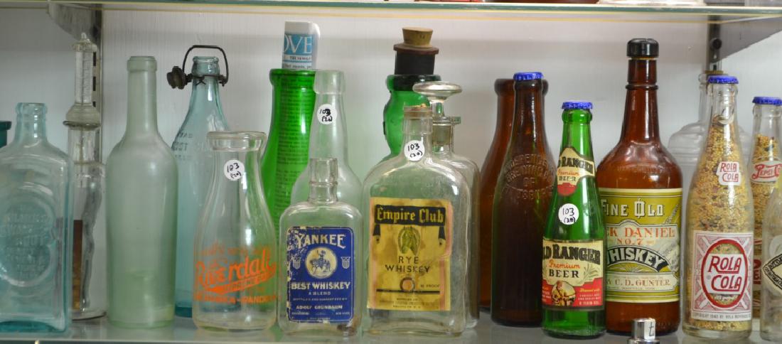 Collection of 20 Vintage Alcohol & Soda Bottles (1 of 3)