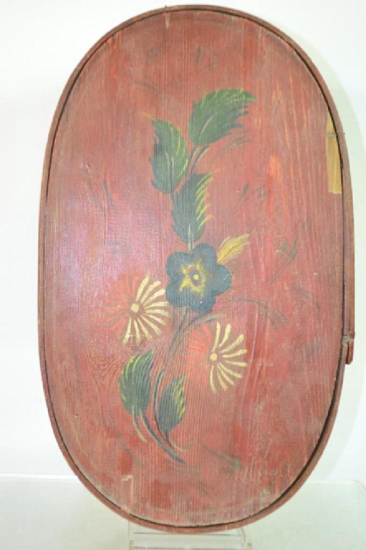 Antique Pine Hand Painted Bride Box (1 of 6)