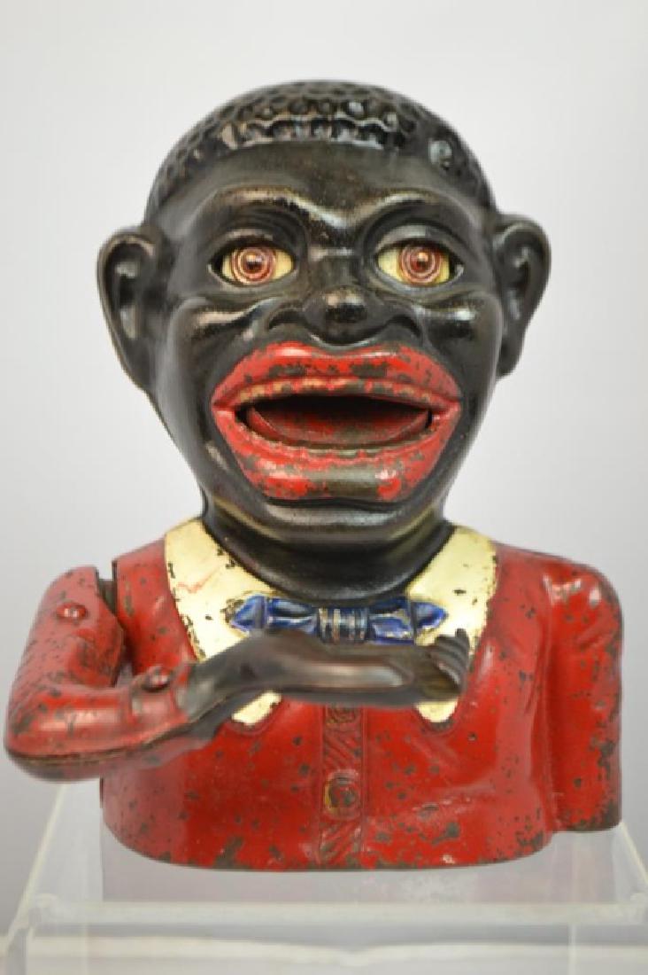 Black Americana Jolly N Cast Iron Mechanical Bank (1 of 6)