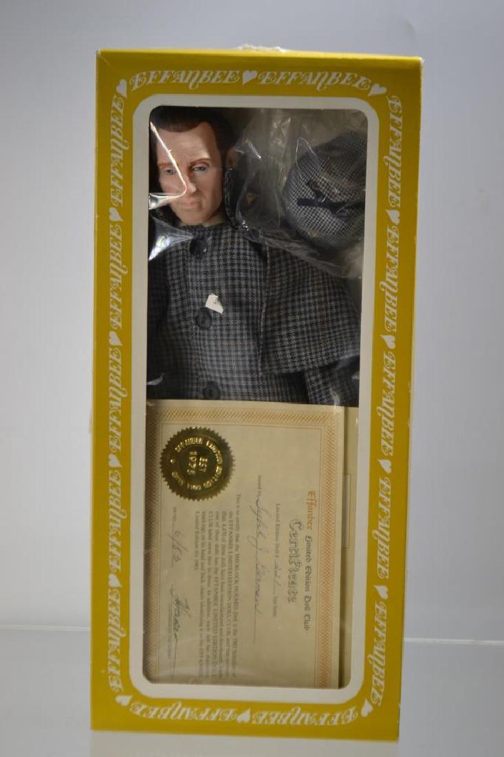 1975 Effanbee Sherlock Holmes Doll: Effanbee Sherlock Holmes Doll, NIB, 1975, box measures 18" (Cat # 2006)
