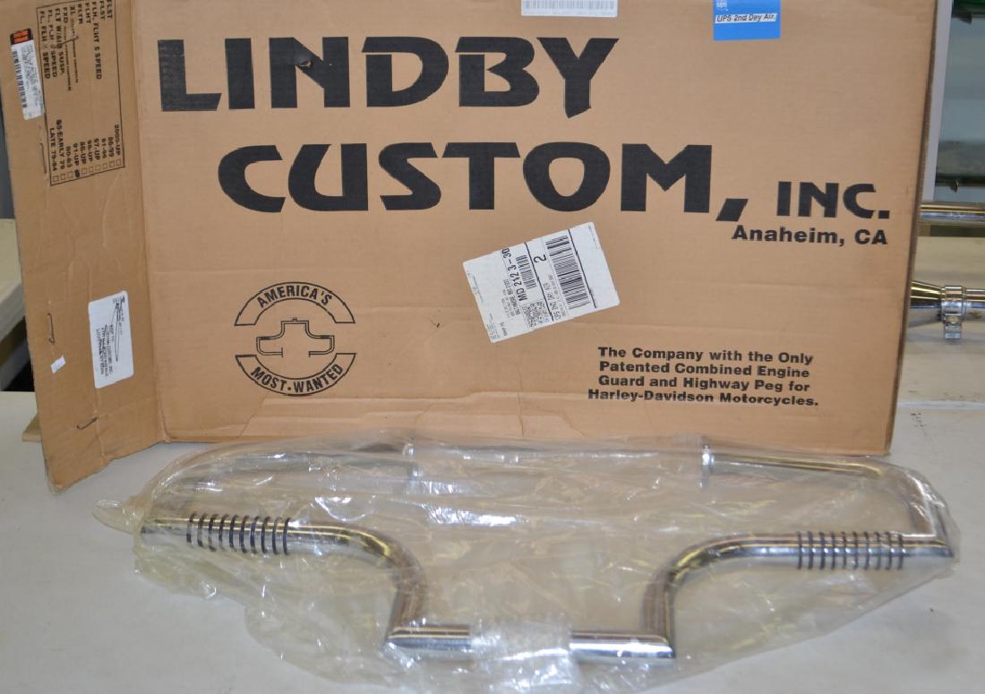 Harley Davidson FXD set of Custom Chrome Highway: Harley Davidson FXD set of Custom Chrome Highway Pegs new in box, complete with hardware in perfect condition