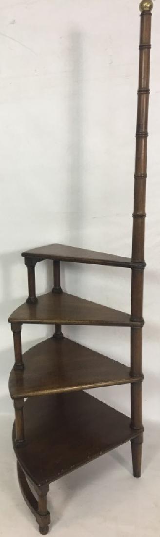 Kittinger Mahogany Library Steps: Kittinger Mahogany Library Steps measuring approx. 59"h x 19"w x 26"d