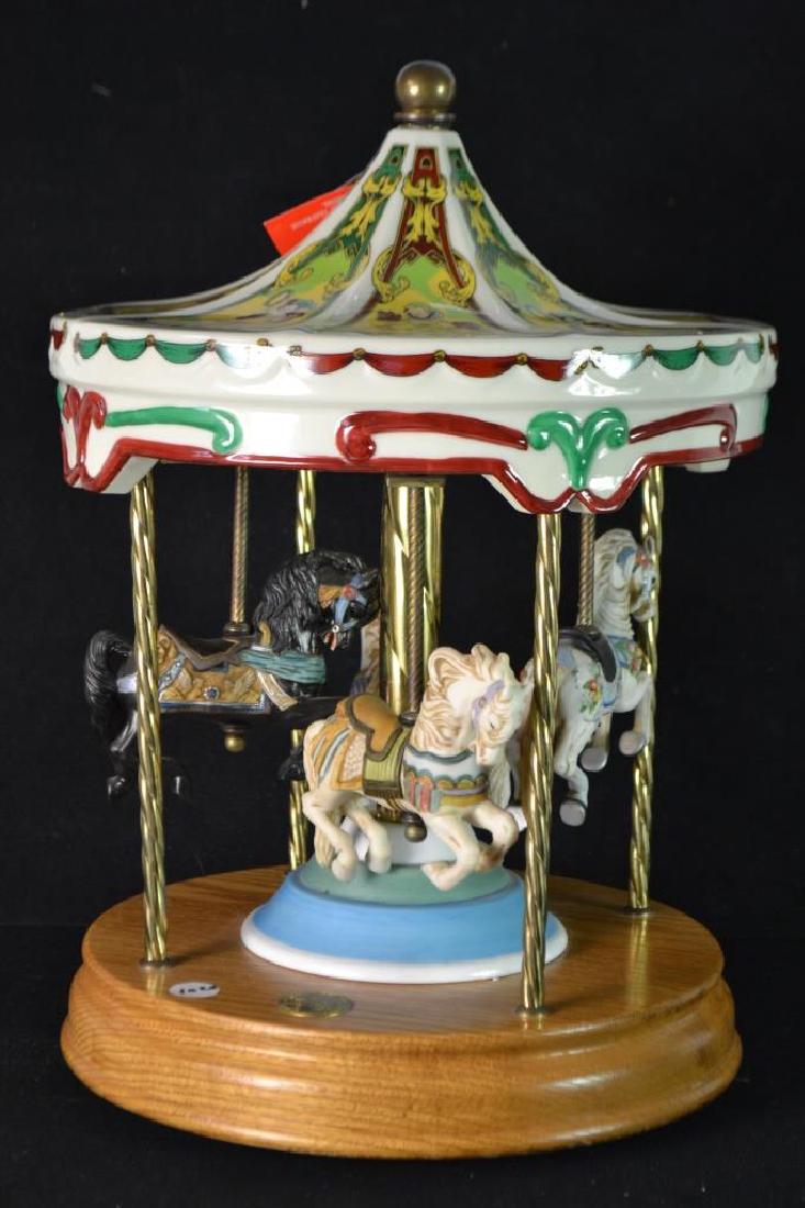 Willitts Galleries Tabletop Carousel Music Box