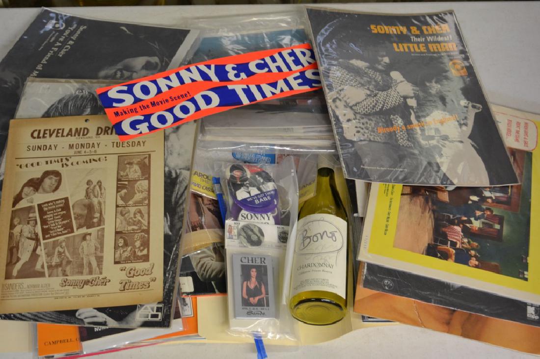 Sonny and Cher Ephemera, Some Autographed (1 of 5)