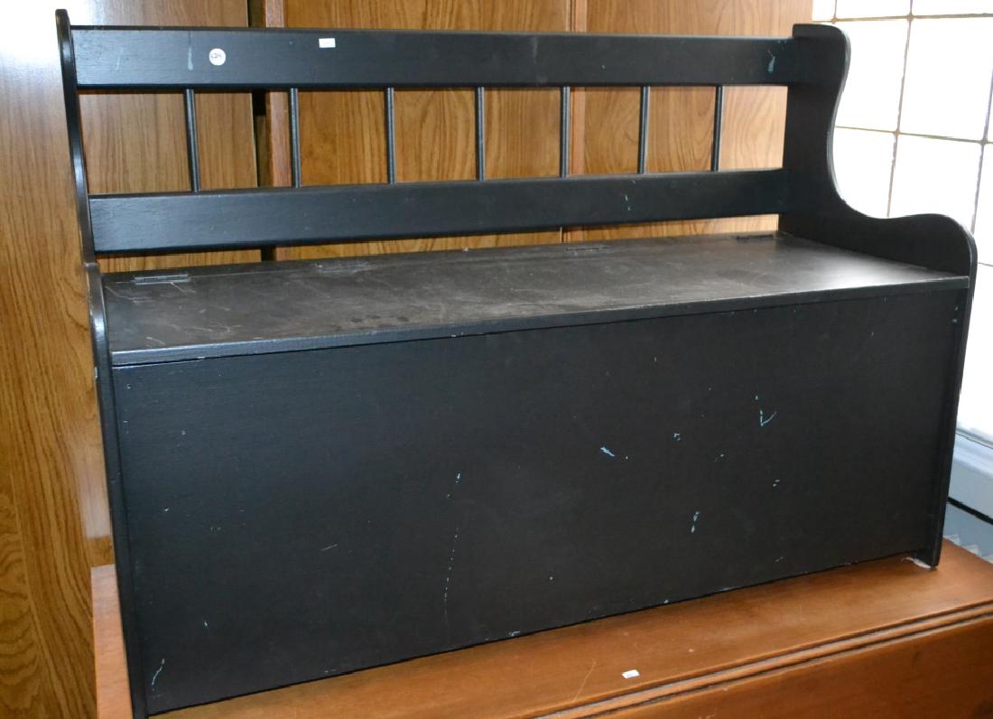 Contemporary Storage Bench (1 of 2)