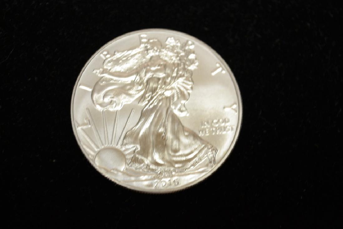 (1) 2016 1 oz Silver Eagle BU with COA (1 of 2)