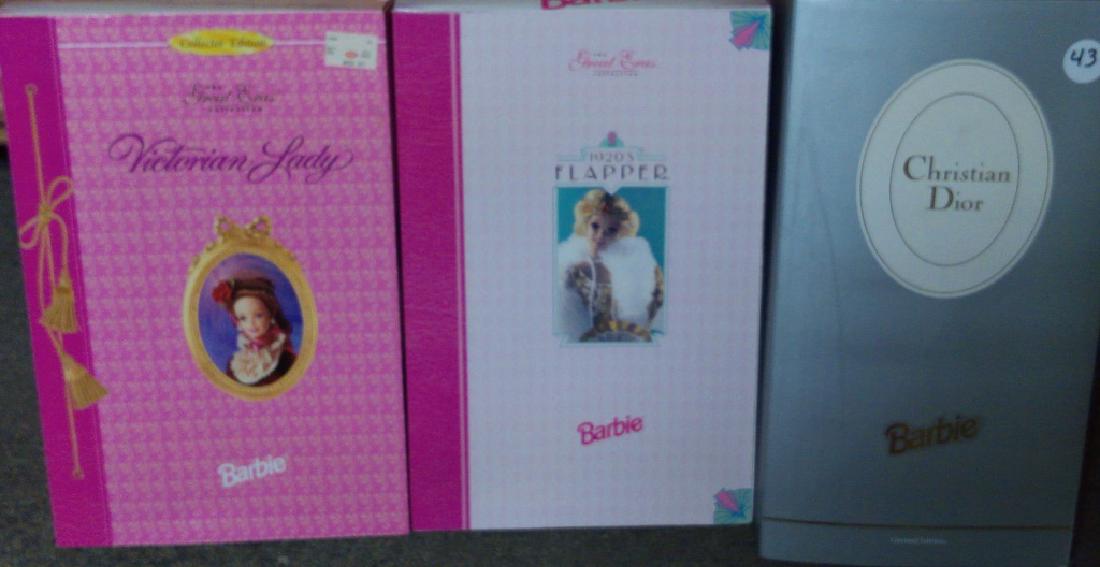 Barbie Great Eras Collection: Barbie Great Eras Collection Victorian Lady, 1920's Flapper, and also a Christian Dior Barbie