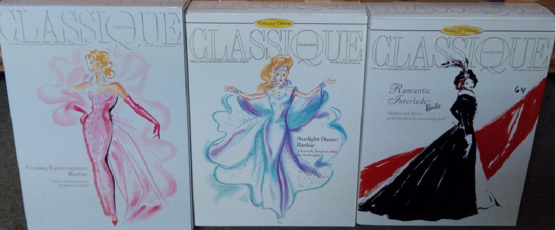 Barbie Classique Collector's Edition Group: Barbie Classique Collector's Edition Group; Evening Extravaganza Barbie, Starlight Dance Barbie, and Romantic Interlude Barbie
