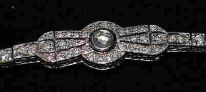 14k White Gold Diamond Tennis Bracelet (1 of 2)